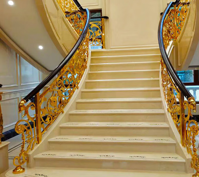 高檔樓梯扶手定制 會所護(hù)欄定制(圖1) 高檔樓梯扶手定制 會所護(hù)欄定制(圖1)