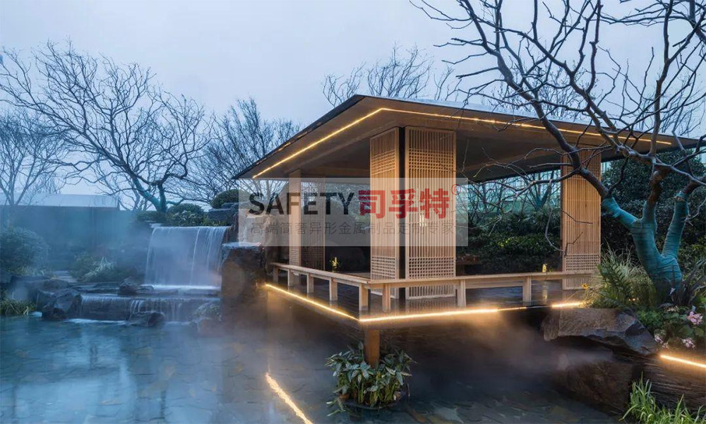 庭院景觀設(shè)計(jì):精制不銹鋼(鋁藝)涼亭搭配智能遮陽(圖10) 庭院景觀設(shè)計(jì):精制不銹鋼(鋁藝)涼亭搭配智能遮陽(圖10)