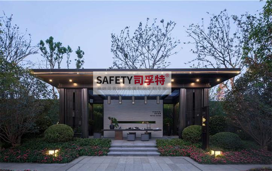 庭院景觀設(shè)計(jì):精制不銹鋼(鋁藝)涼亭搭配智能遮陽(圖13) 庭院景觀設(shè)計(jì):精制不銹鋼(鋁藝)涼亭搭配智能遮陽(圖13)