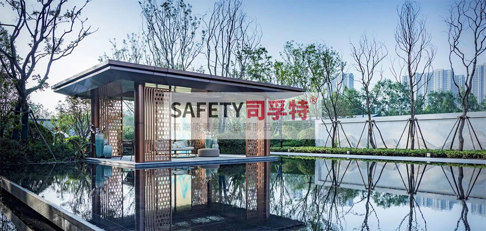 庭院景觀設(shè)計(jì):精制不銹鋼(鋁藝)涼亭搭配智能遮陽(圖2) 庭院景觀設(shè)計(jì):精制不銹鋼(鋁藝)涼亭搭配智能遮陽(圖2)