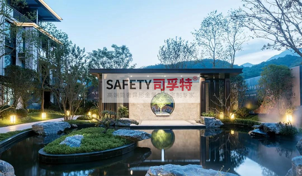 庭院景觀設(shè)計(jì):精制不銹鋼(鋁藝)涼亭搭配智能遮陽(圖6) 庭院景觀設(shè)計(jì):精制不銹鋼(鋁藝)涼亭搭配智能遮陽(圖6)